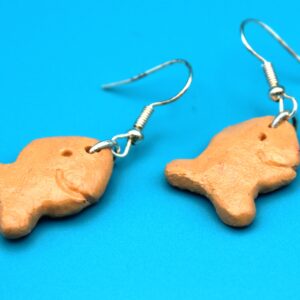 Snack Fish Dangle Earrings