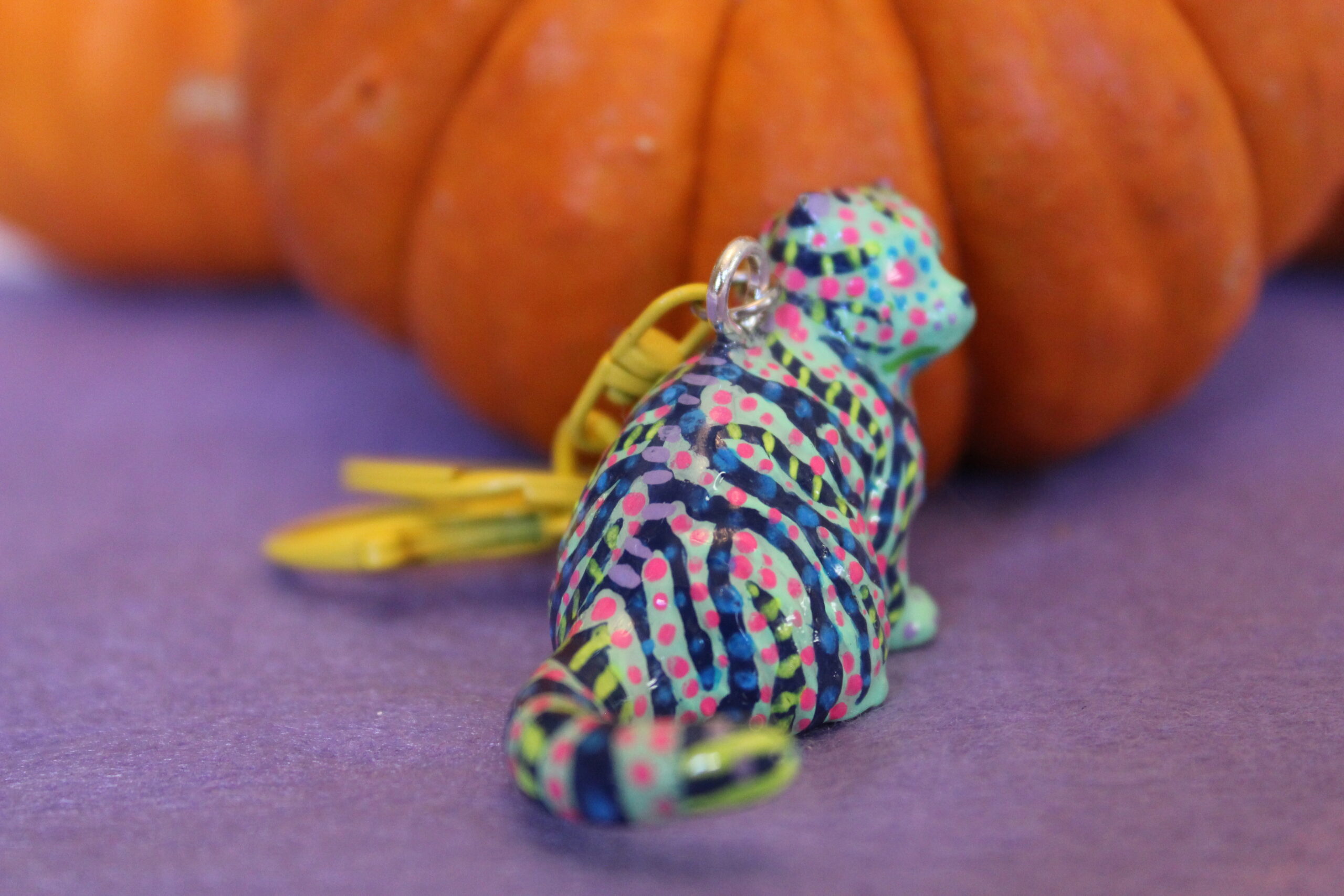 Alebrije Bag Charm- Cat - Image 4