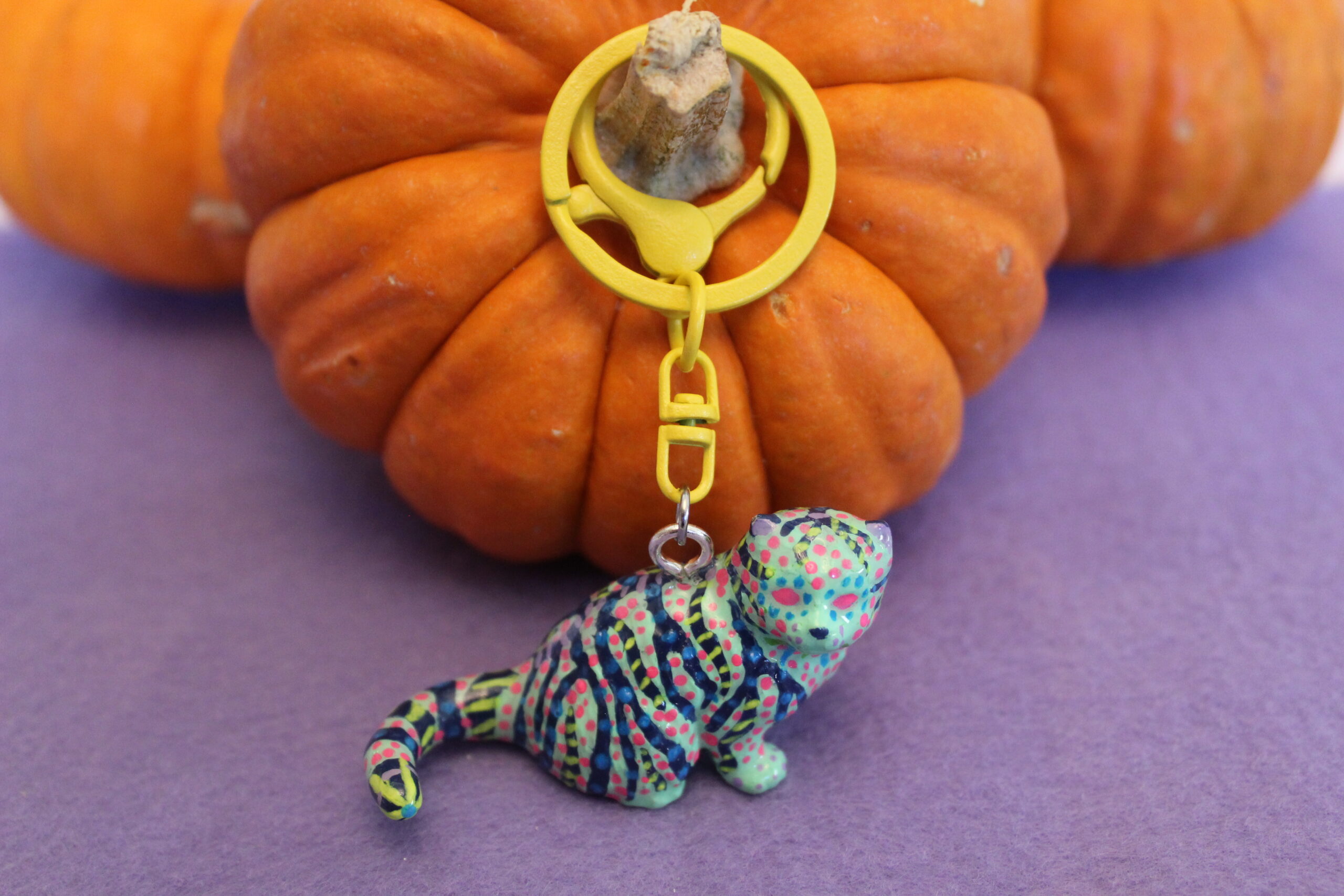 Alebrije Bag Charm- Cat - Image 6