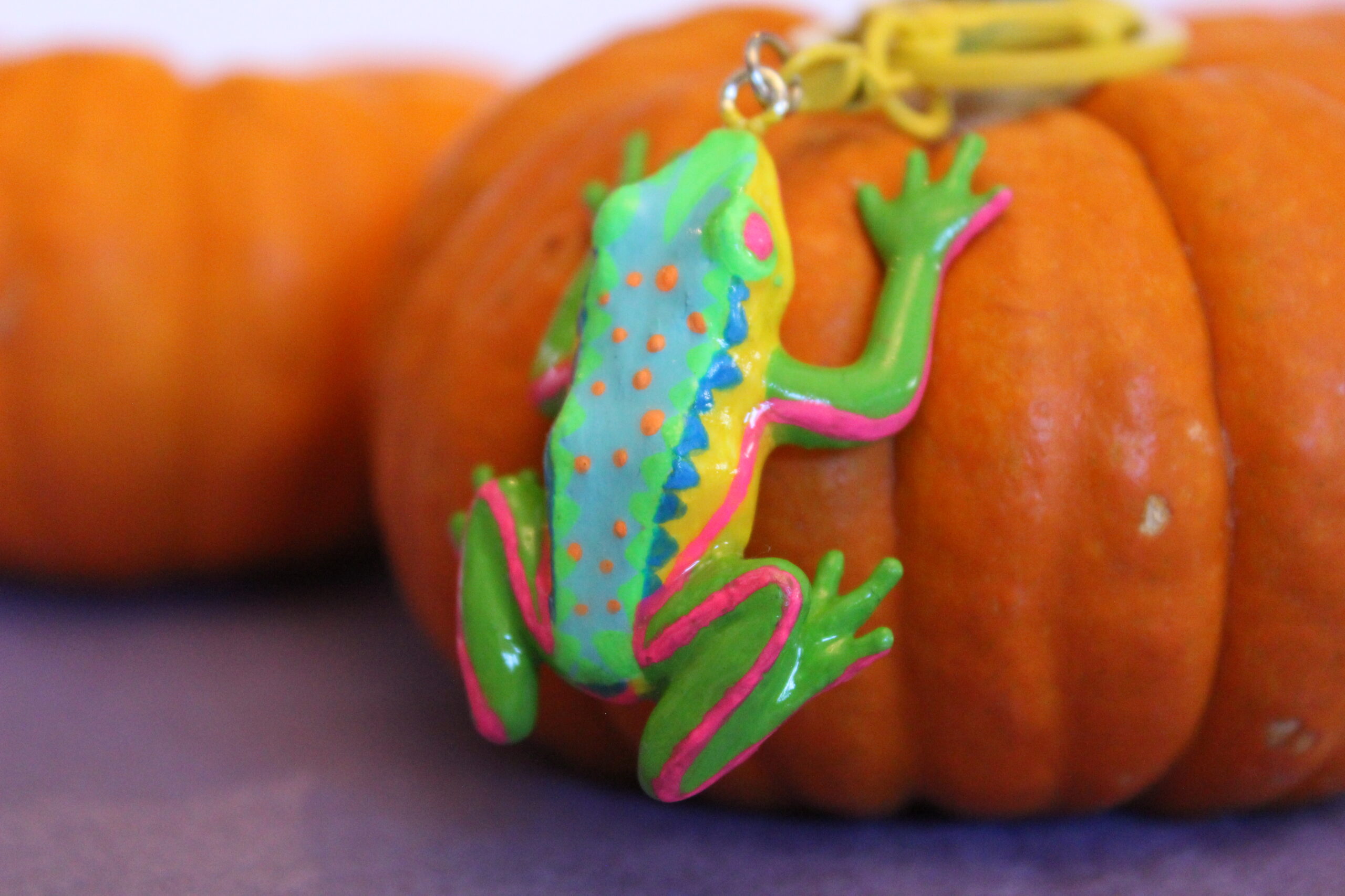 Alebrije Bag Charm- Frog