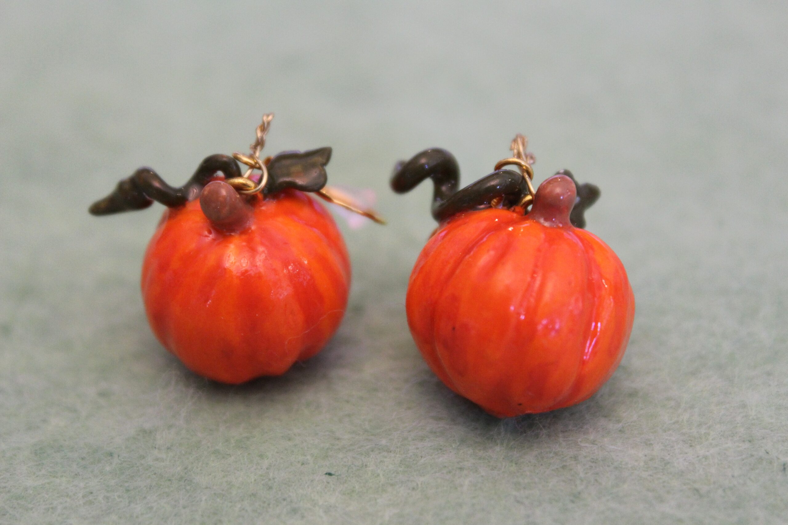 Pumpkin Earrings - Short - Image 2