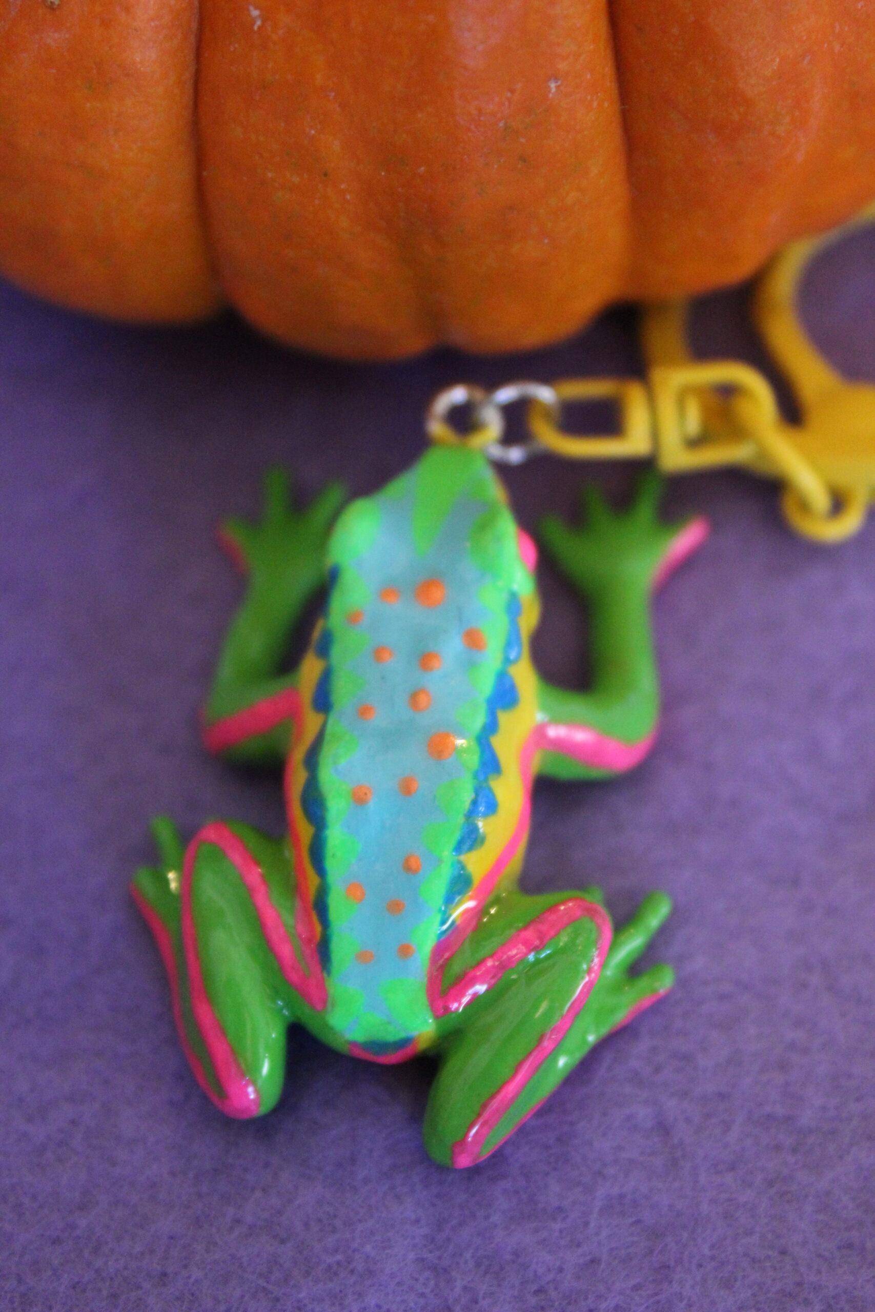Alebrije Bag Charm- Frog - Image 3